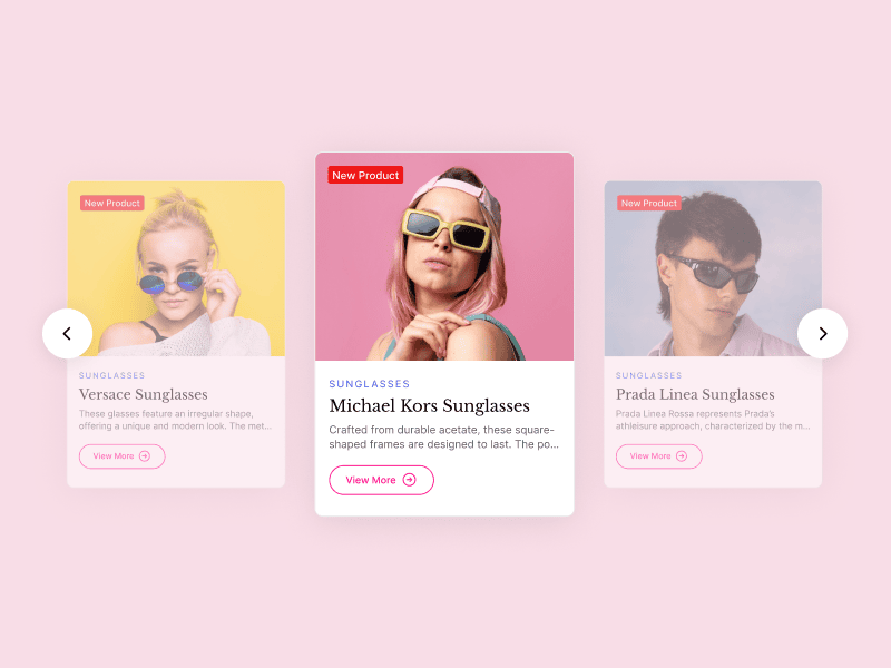 image card carousel